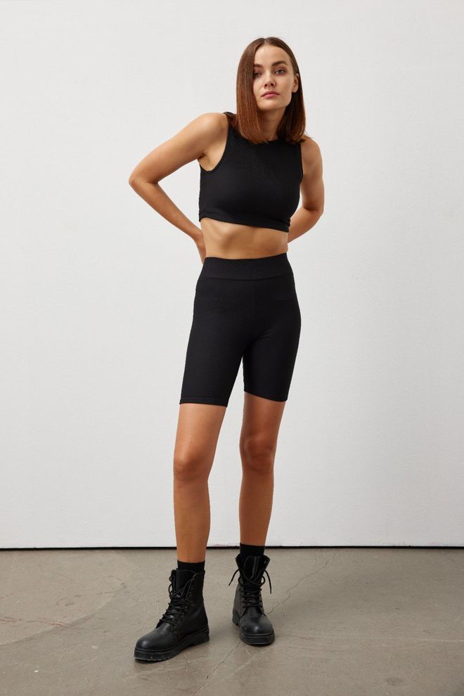 Cream Rouge Leggins Moteros Negros Ropa al por mayor Deporte