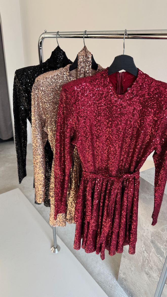 Cream Rouge Многослойное Платье С Длинными Рукавами Коричневый Оптовая продажа одежды Полиэстер