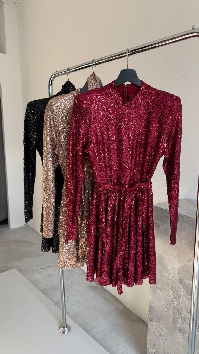 Cream Rouge Многослойное Платье С Длинными Рукавами Коричневый Оптовая продажа одежды Гламурный