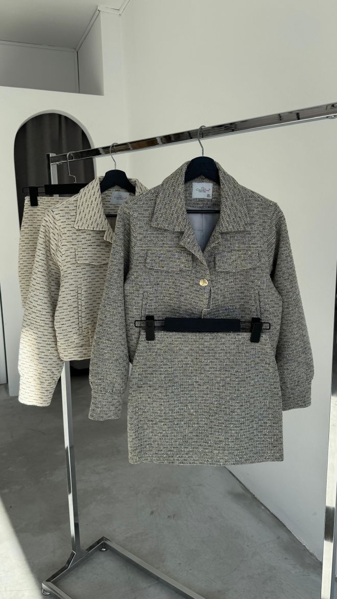 Cream Rouge Комплект Бомбера Экрю Оптовая продажа одежды Элегантный