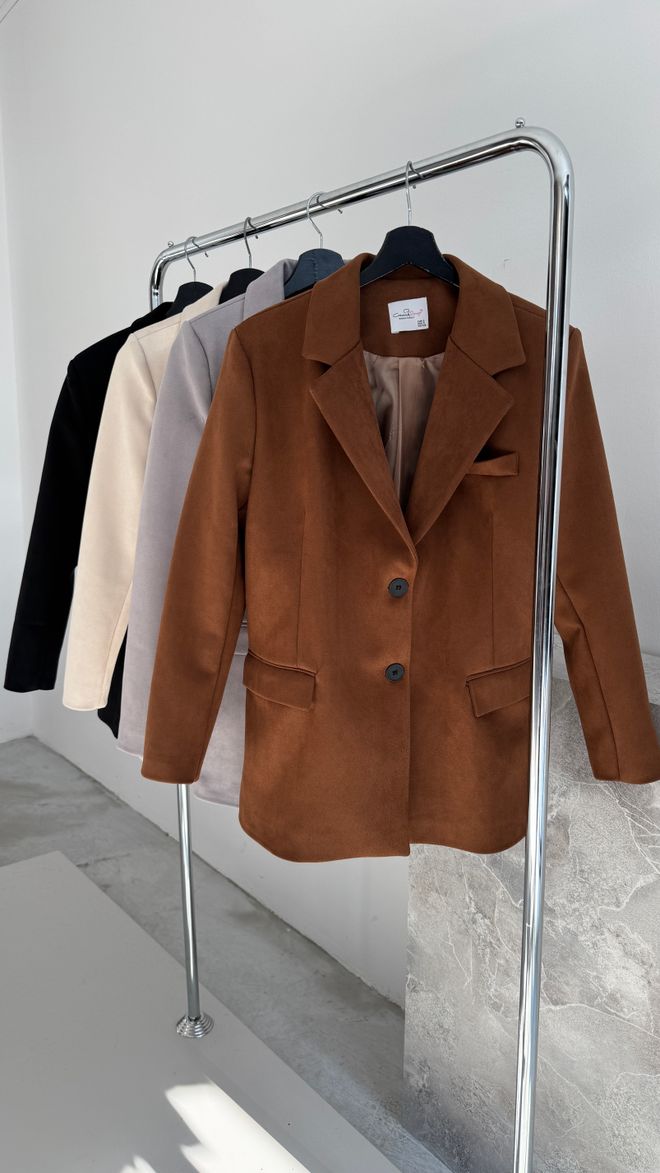 Cream Rouge Casaco Oversize Preto Roupas por atacado Formal