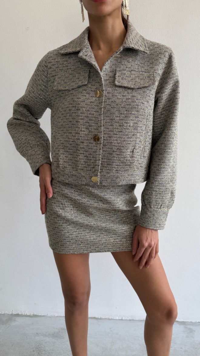 Cream Rouge Комплект Бомбера Экрю Оптовая продажа одежды Зима