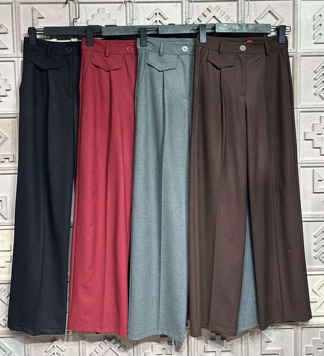 Cream Rouge Klasične Hlače Crne Veleprodaja odjeće Formalni