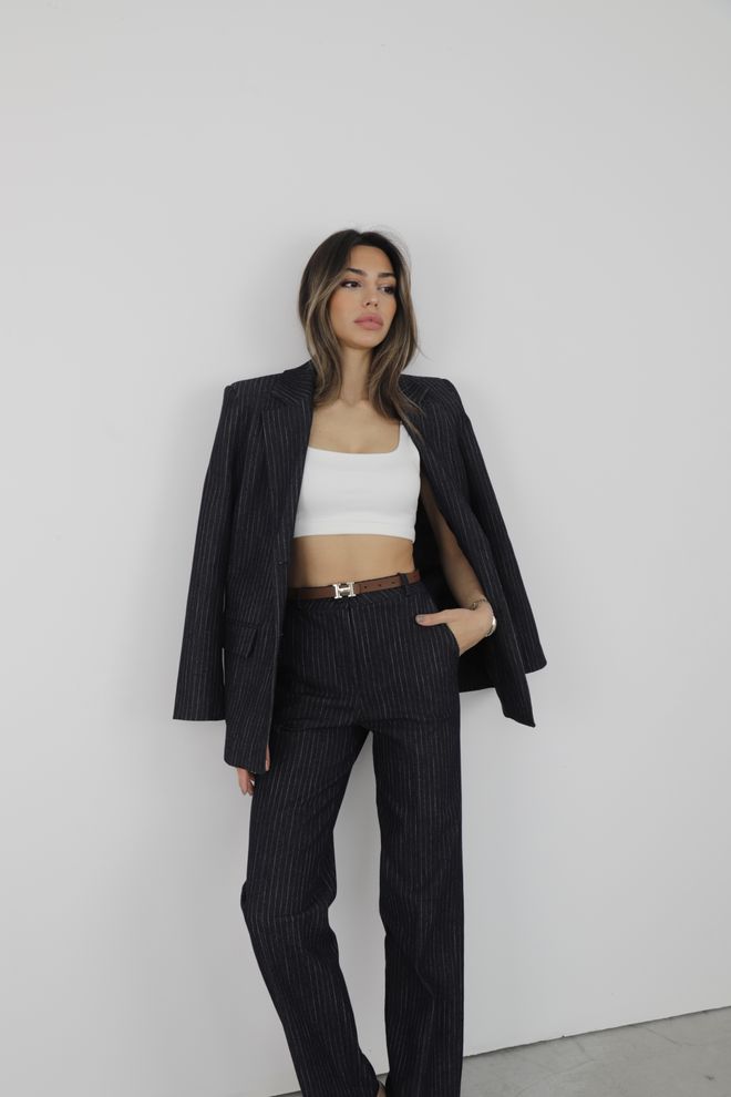 Cream Rouge Pantalones Tube Leg Classic Ropa al por mayor Elegante