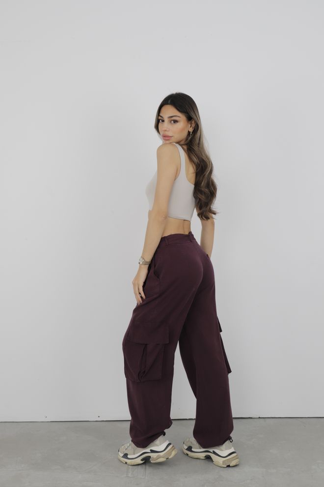 Cream Rouge Trousers Shipping Wholesale Clothing 5