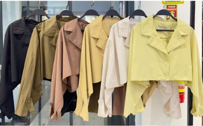 Cream Rouge Kurtka Mini Crop Hurtowa sprzedaż odzieży Casual