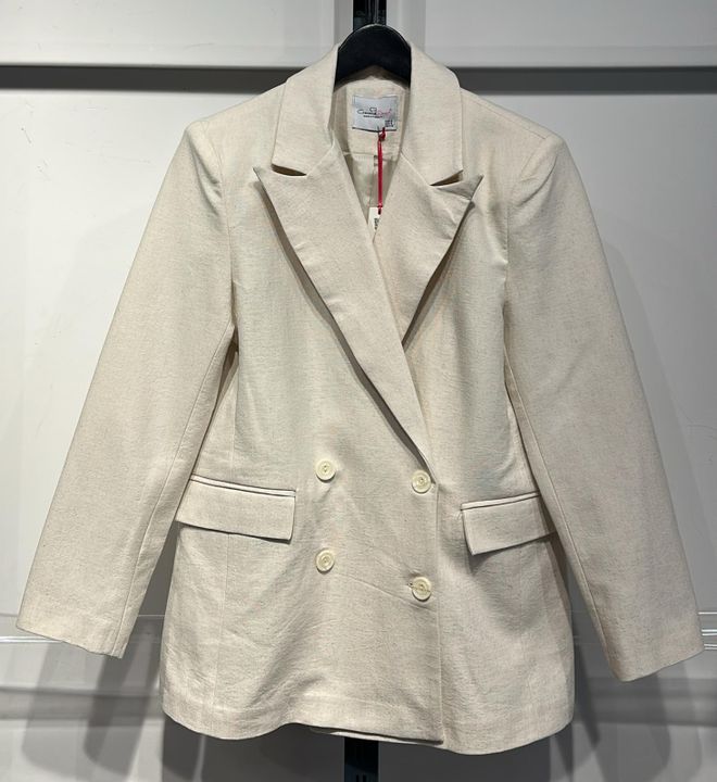 Cream Rouge Jacke Linen Classic Großhandelskleidung Elegant