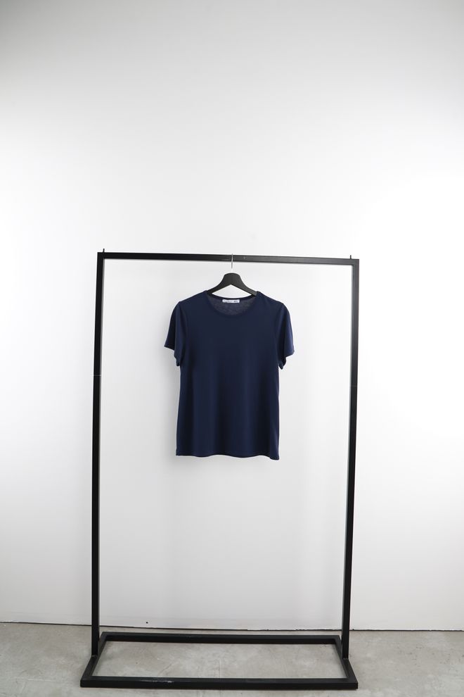 Cream Rouge Zero Collar Tshirt Indigo Wholesale Clothing Birthday