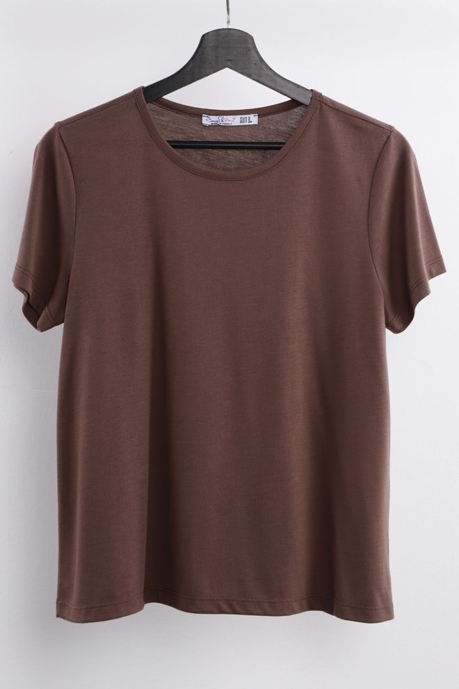 Cream Rouge T shirt Zero Collar Mink Abbigliamento all'ingrosso Casuale