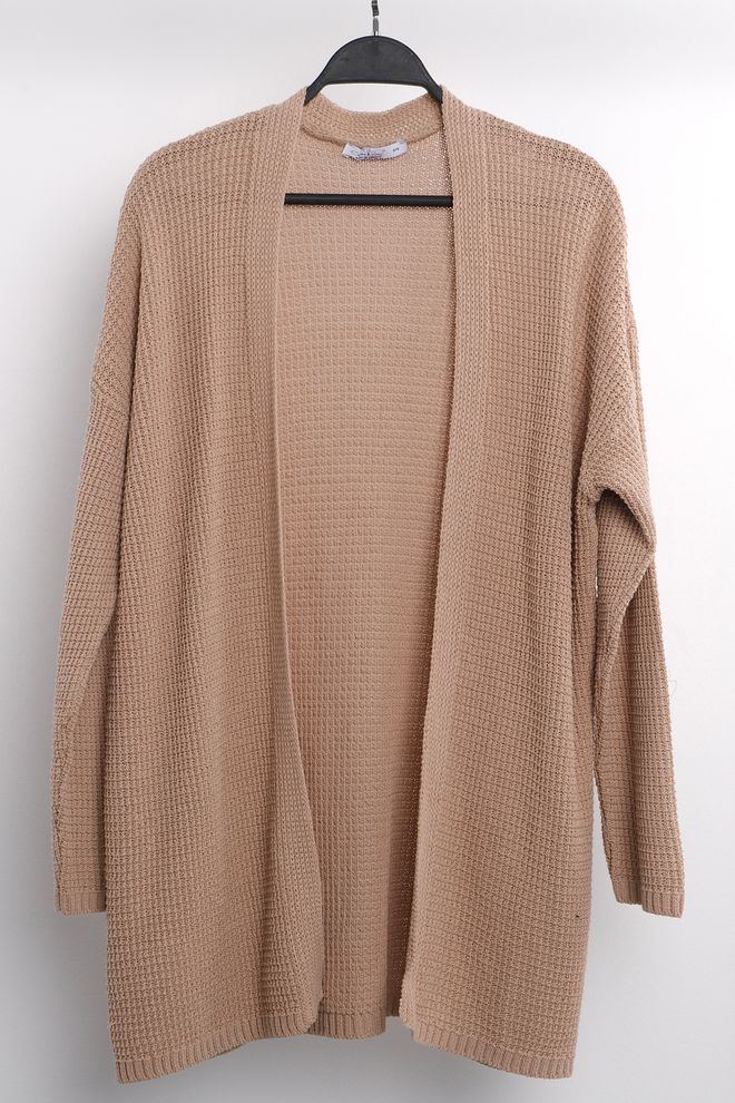 Cream Rouge Cárdigan Clásico Largo Beige Ropa al por mayor Casual