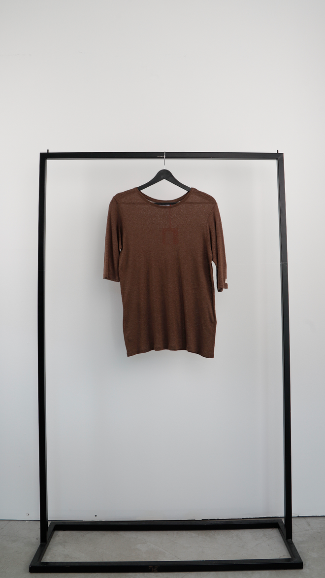 Cream Rouge T shirt Oversize A Girocollo Mink Abbigliamento all'ingrosso Casuale