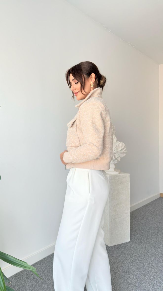 Cream Rouge Giubbotto Bomber Stamp Nero Abbigliamento all'ingrosso 2