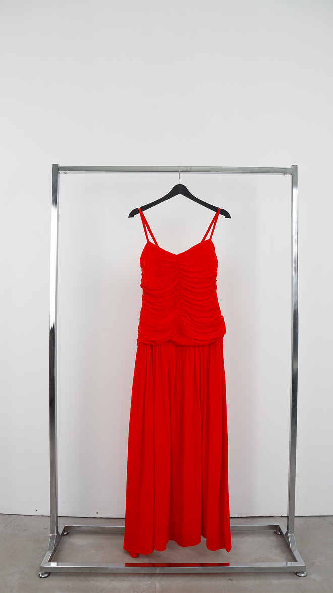 Cream Rouge Κόκκινο Σέξι Κομψό Επίσημο Casual Glam Φόρεμα Χονδρικό εμπόριο ενδυμάτων Επίσημο