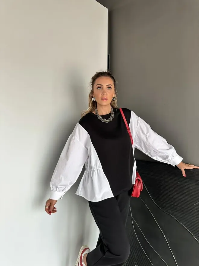 Cream Rouge Черный Комплект Спортивного Костюма Повседневный Виды Спорта Уличная Одежда Джоггер Оптовая продажа одежды 5