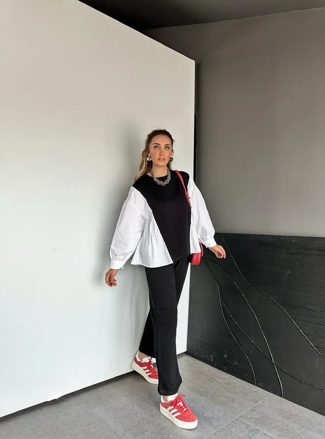 Cream Rouge Μαύρο Αθλητική Φόρμα Casual Αθλητικό Streetwear Τζόγκερ Χονδρικό εμπόριο ενδυμάτων Casual