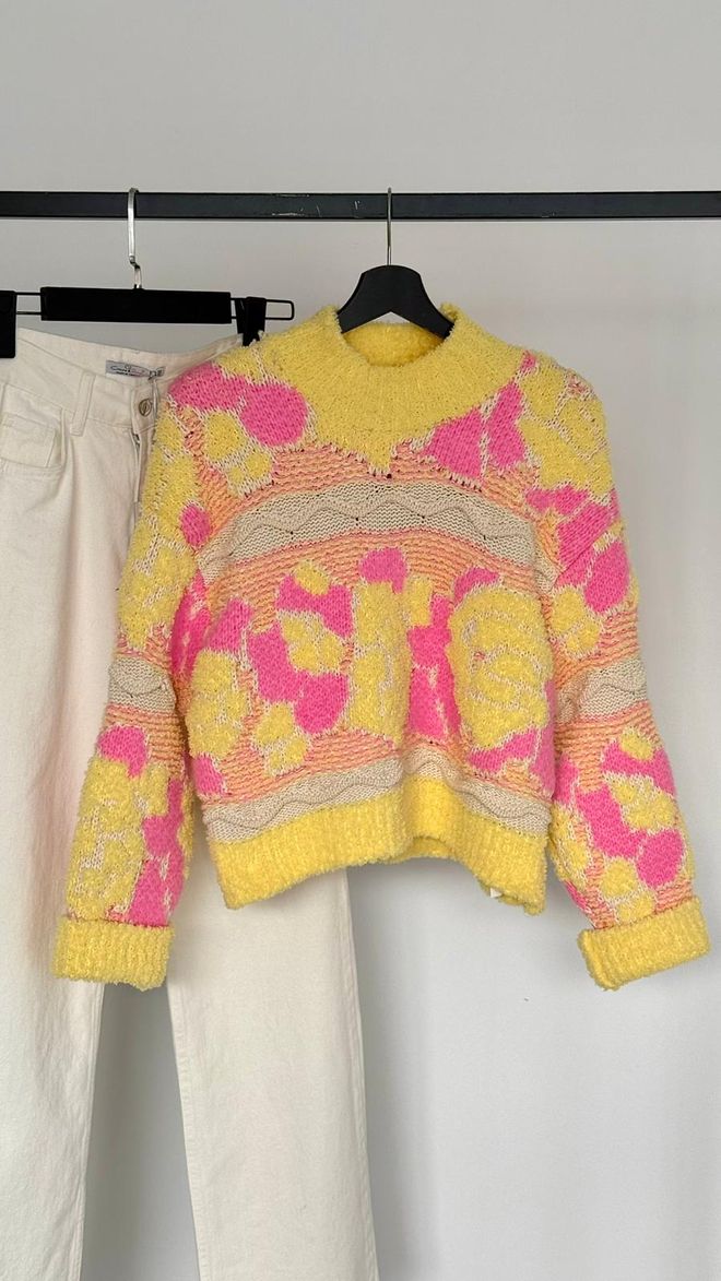 Cream Rouge Tappeto In Maglia F05k52120012 Abbigliamento all'ingrosso 0