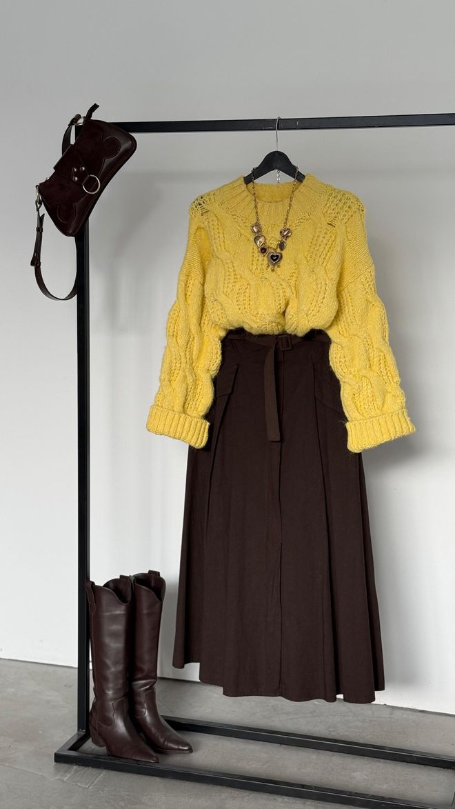 Cream Rouge سترة F05K52120009 نسج الشعر الكثيف ملابس بالجملة 0