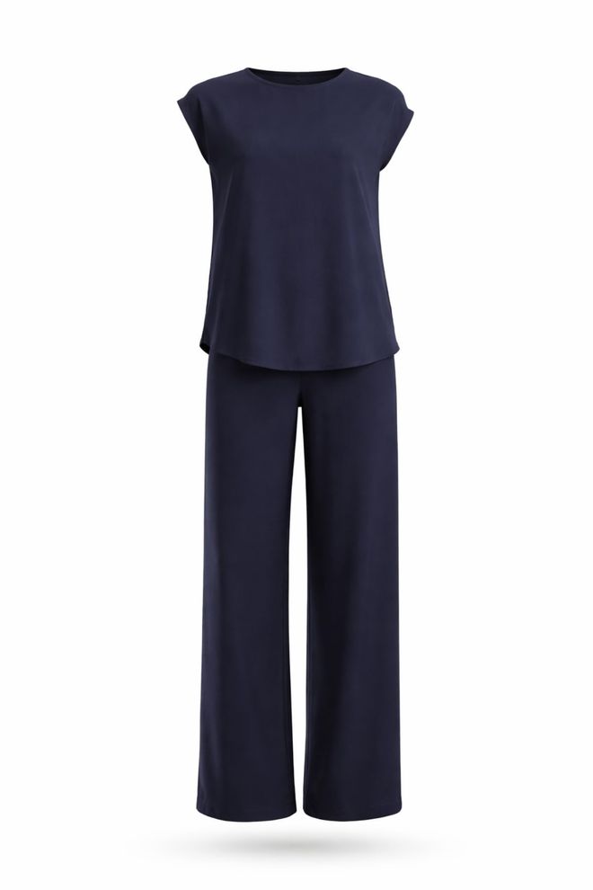 Cream Rouge Black Blouse With Cap Sleeves Wholesale Clothing Formal