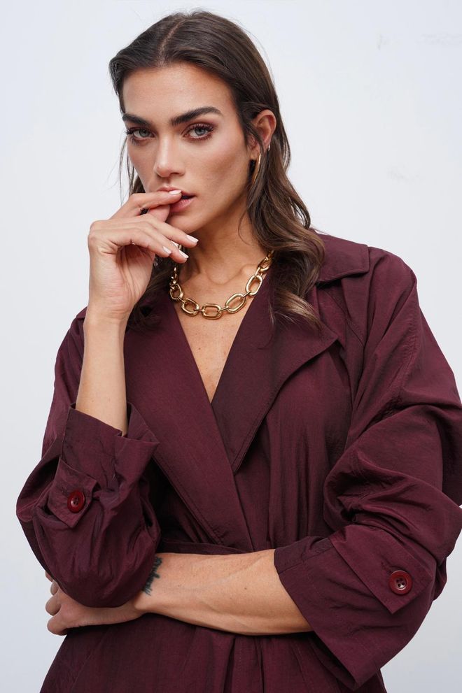 Cream Rouge Claret Red Parachute Balloon Leg Pants Wholesale Clothing 1