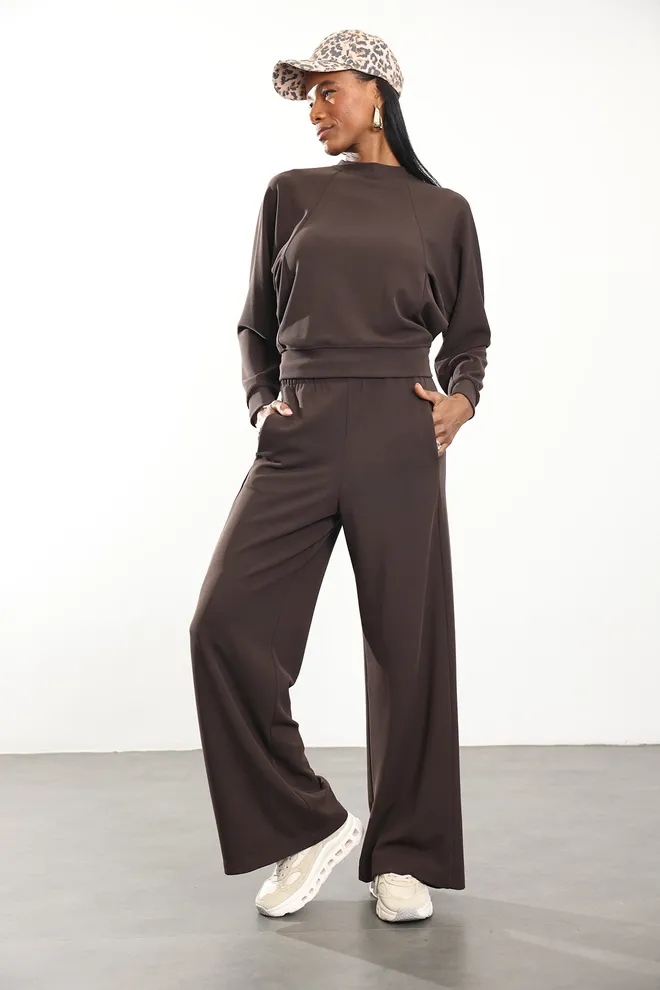 Cream Rouge Brown Casual Sport Streetwear Suit Wholesale Clothing Casual