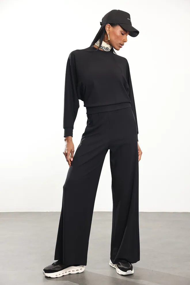 Cream Rouge Black Tracksuit Sport Casual Streetwear Wholesale Clothing 1