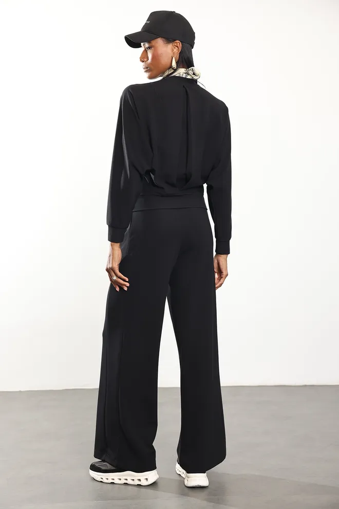 Cream Rouge Black Tracksuit Sport Casual Streetwear Wholesale Clothing Lounge