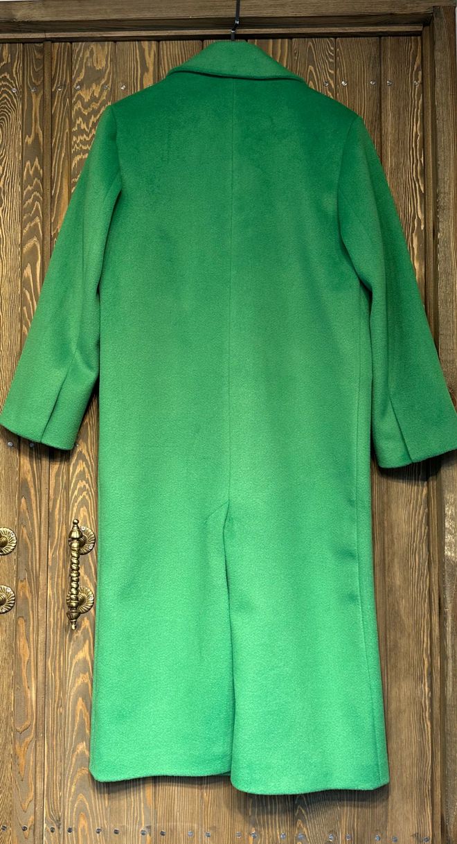 Cream Rouge Двубортное Пальто Зеленый Оптовая продажа одежды 2