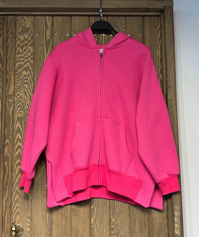 Cream Rouge Oversize Sweatshirt Fuchsia Wholesale Clothing Casual