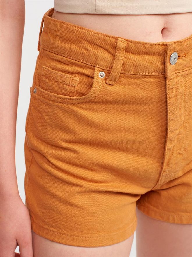 Ilia Shorts Mustard Wholesale Clothing Spring