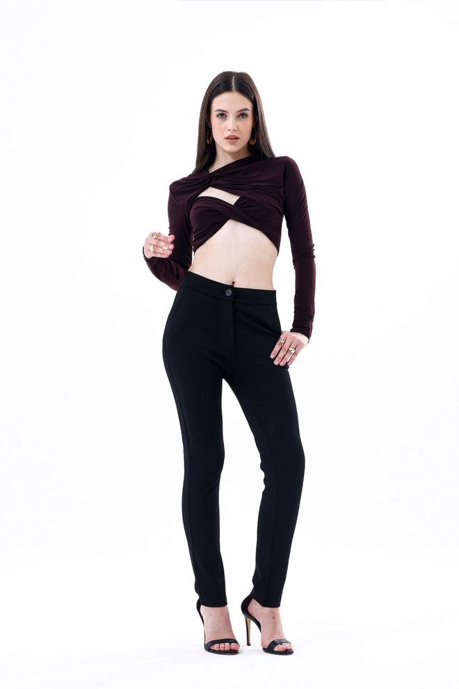 EDELLE Pantaloni Da Donna Interlock Abbigliamento all'ingrosso Casuale
