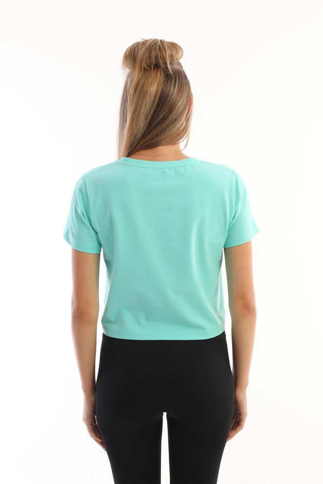 EDELLE T shirt Court À Col Rond Edelle Mint Pour Femme Vêtements en gros Décontracté