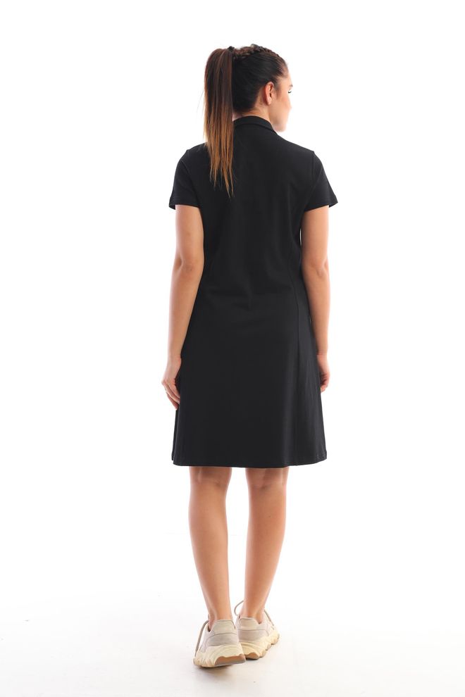 EDELLE فستان إيديل بلاك بايك بأزرار كاجوال ملابس بالجملة 4