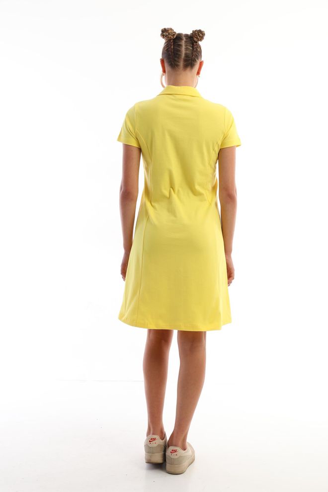 EDELLE فستان إيديل يلو بايك بأزرار كاجوال ملابس بالجملة ربيع