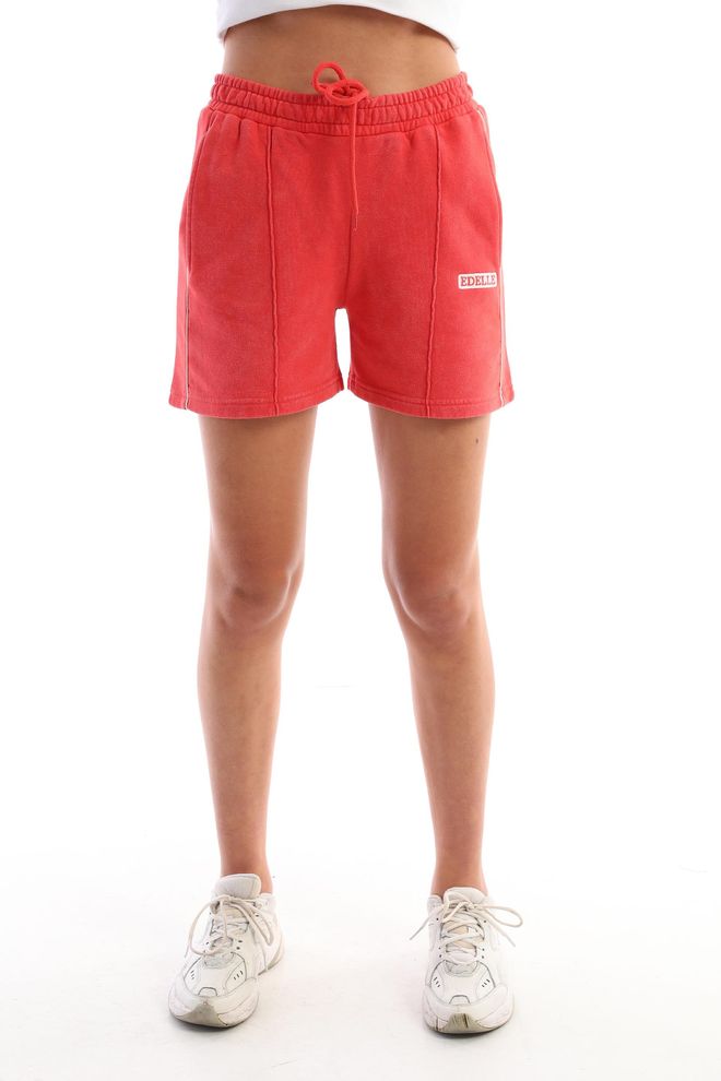 EDELLE Red Mini Women Shorts Wholesale Clothing Polyester