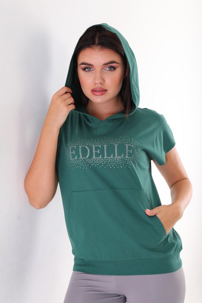 EDELLE Felpa Con Cappuccio A Spalla Bassa Abbigliamento all'ingrosso Casuale