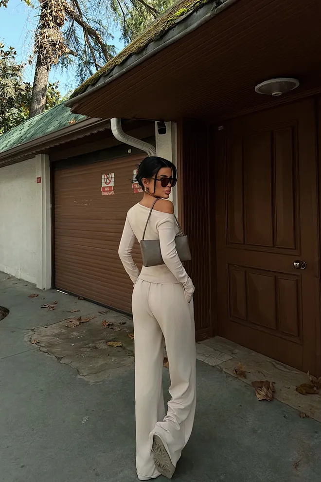 EYYO ATELIER Bež Eleganten Formalen Obleka Za Delo In Zabavo Oblačila na debelo Seksi