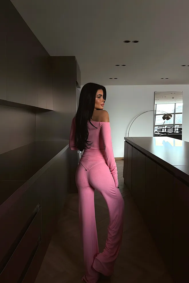 EYYO ATELIER Pink Slim Fit Sexy Elegant Formal Suit Wholesale Clothing Spring