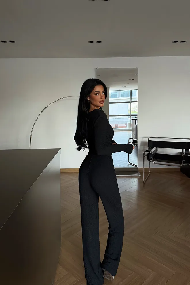 EYYO ATELIER Black Sexy Elegant Formal Suit Wholesale Clothing Spring