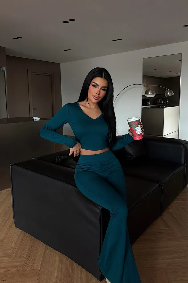 EYYO ATELIER Blue Slim Fit Sexy Casual Suit Wholesale Clothing Lounge