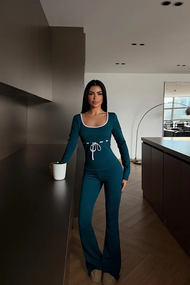 EYYO ATELIER Navy Blue Slim Fit Casual Sexy Suit Wholesale Clothing 1