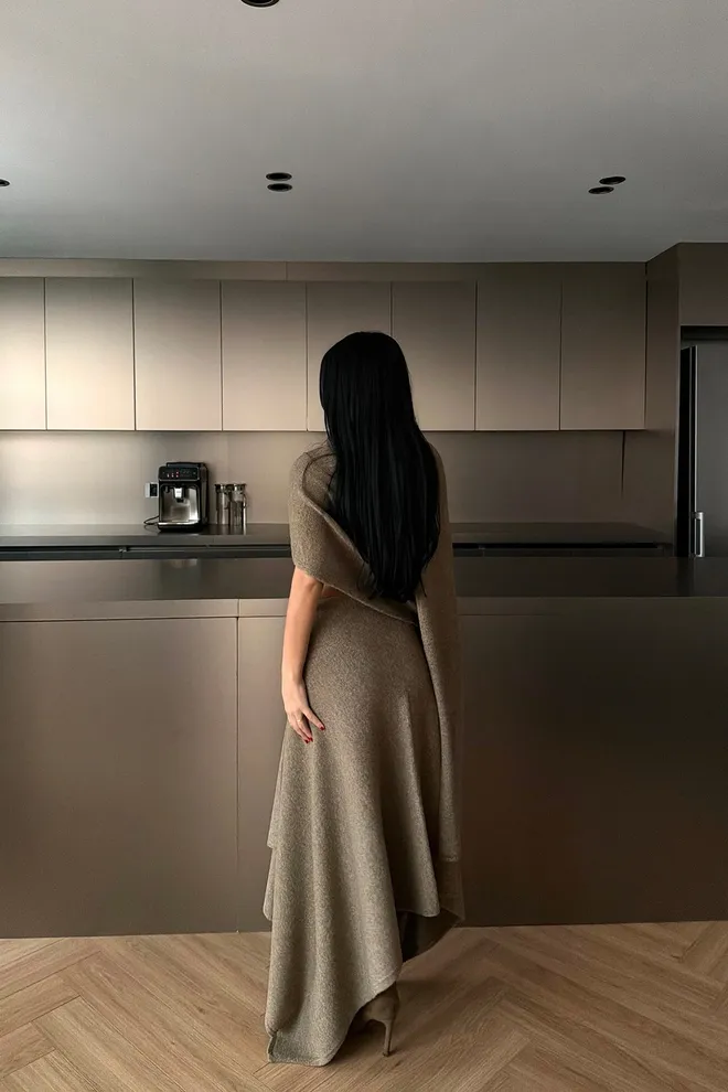 EYYO ATELIER Khaki Sexy Elegant Formal Suit Wholesale Clothing Fall