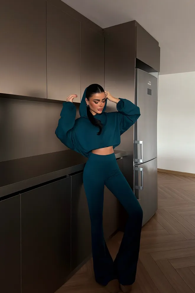 EYYO ATELIER Set Lacivert Spor Giyim Günlük Toptan Giyim Ev Hali