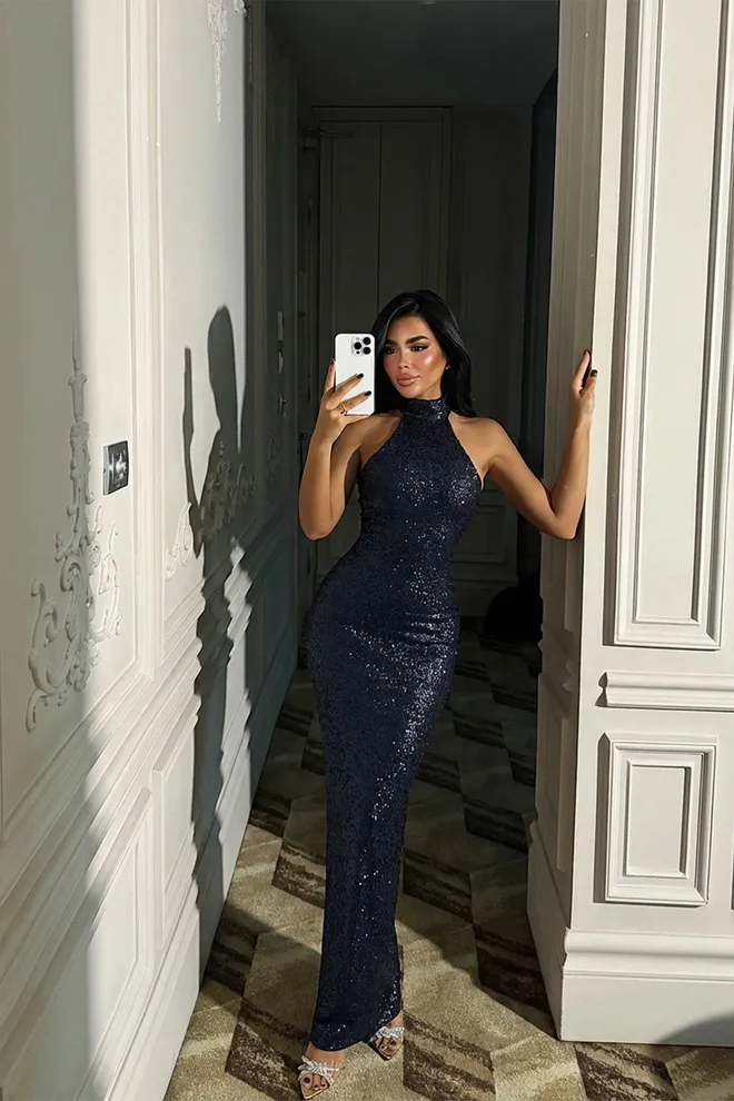 EYYO ATELIER Black Sexy Elegant Glam Formal Bodycon Dress Wholesale Clothing Sexy