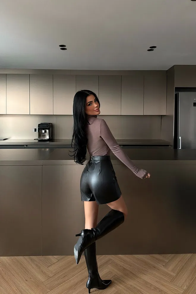 EYYO ATELIER Black Sexy Casual Elegant Streetwear Glam Bermuda Shorts Wholesale Clothing Spring