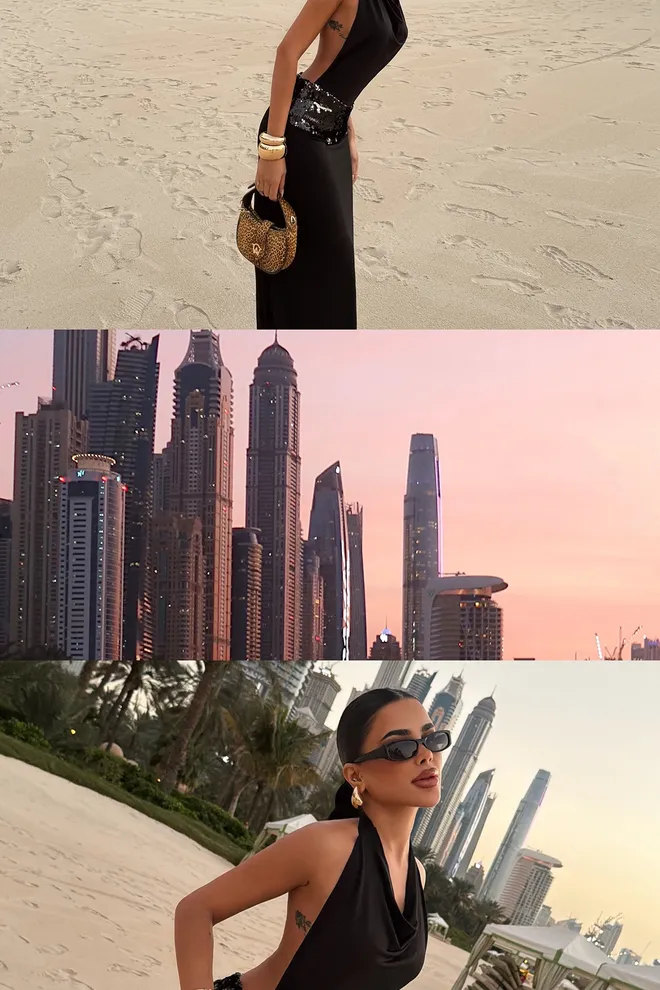 EYYO ATELIER Black Elegant Glam Backless Dress Wholesale Clothing Formal