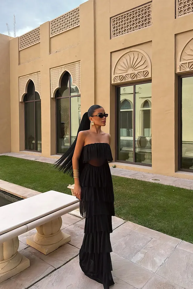 EYYO ATELIER Black Sexy Elegant Formal Glam Blazer Dress Wholesale Clothing Sexy