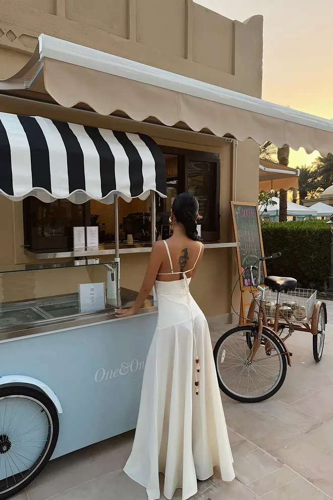 EYYO ATELIER White Sexy Elegant Formal Glam Dress Wholesale Clothing Formal