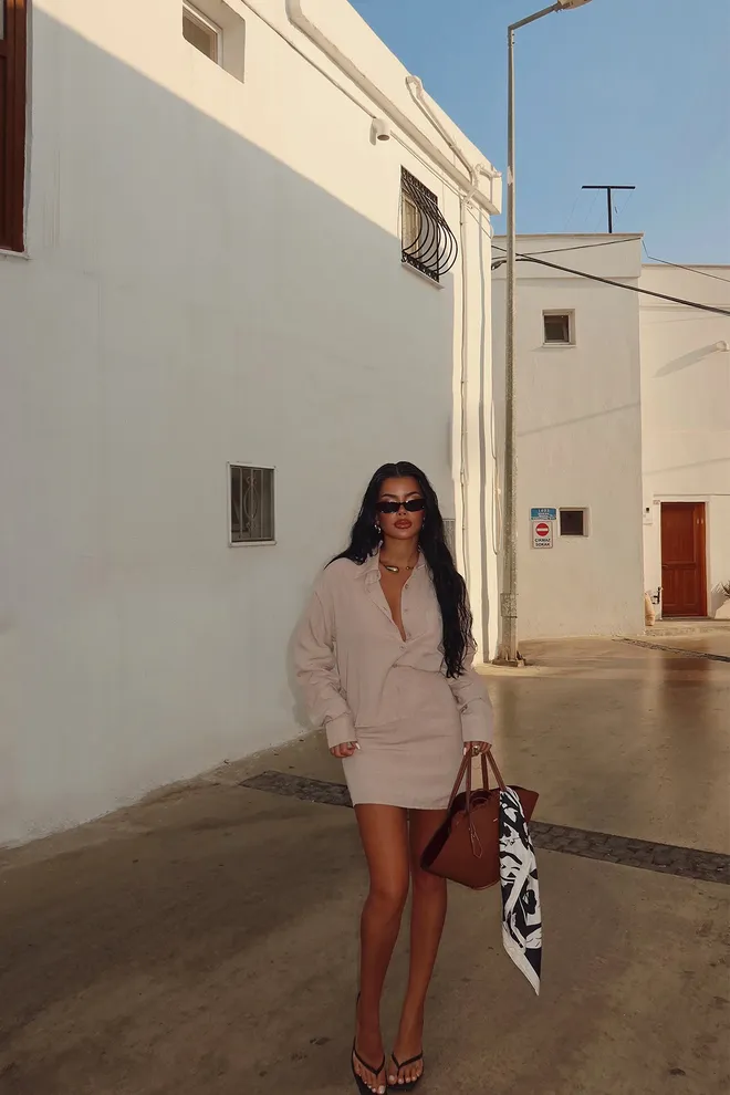 Ilia Conjunto De Falda Beige Ropa al por mayor Primavera