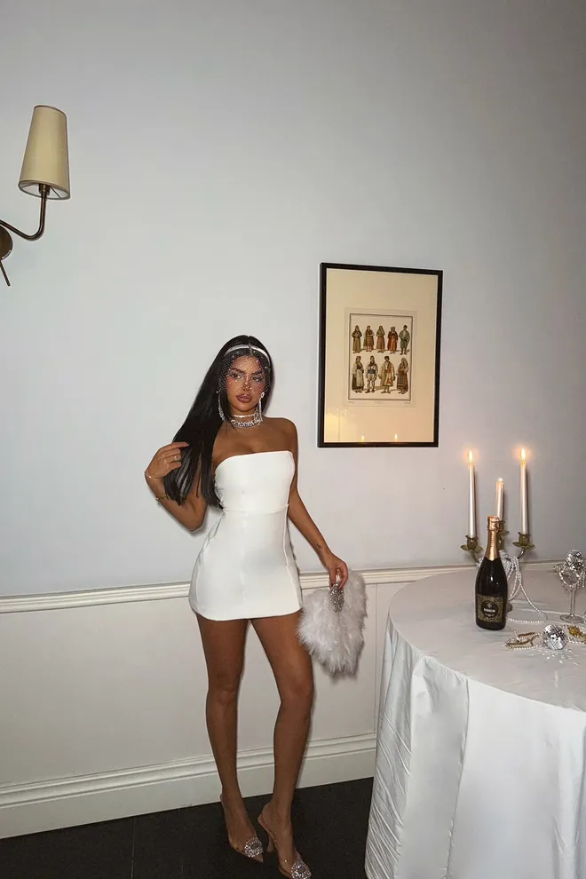 white beach short dress Amazon.com: Summer Evening White Beach Dress Women Mini Party Sundress  Dresses Backless Women's Dress Wrap Dress (White, S) : Clothing, Shoes &  Jewelry main image 0