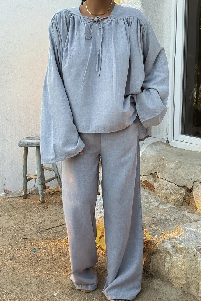 EYYO ATELIER Μπλε Κοστούμι Rozi Χονδρικό εμπόριο ενδυμάτων Γενέθλια